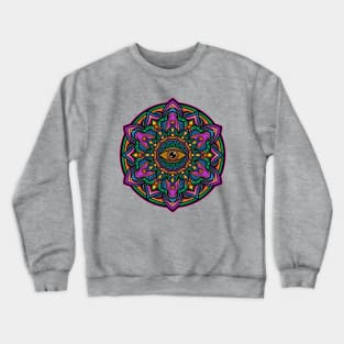 Mandala Indian eye Crewneck Sweatshirt